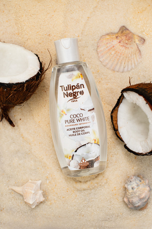 Olio Corpo Tulipano Nero Cocco Pure White 200 ml
