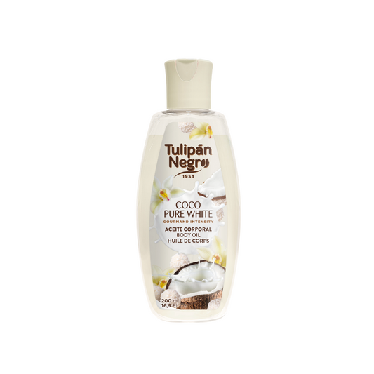 Olio Corpo Tulipano Nero Cocco Pure White 200 ml