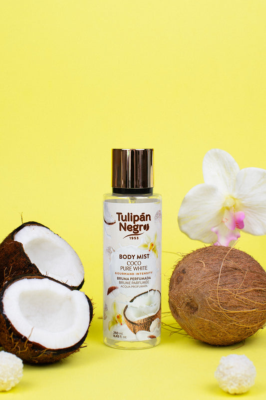 Body Mist Tulipán Negro Cocco Pure White 250 ml